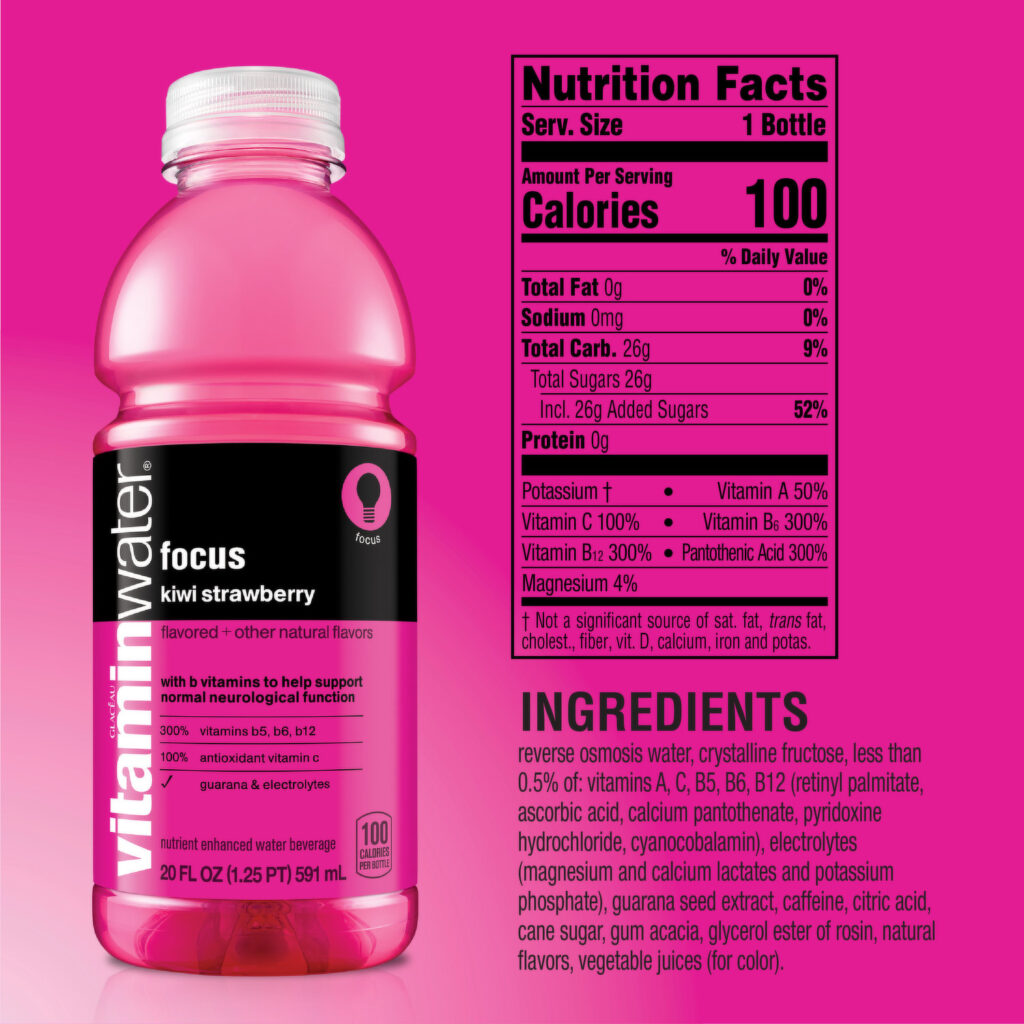 vitamin water kiwi strawberry