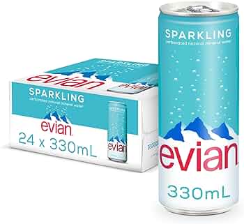 evian sparkling water