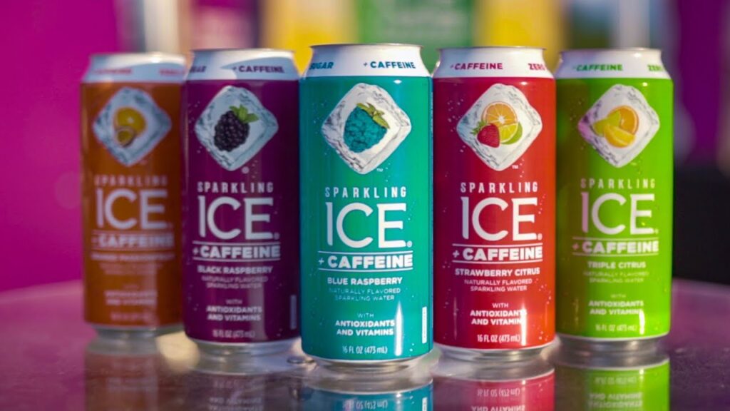 ice sparkling water caffeine