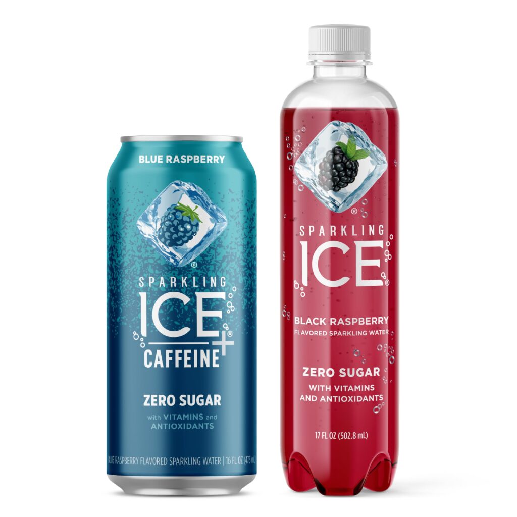 ice sparkling water caffeine